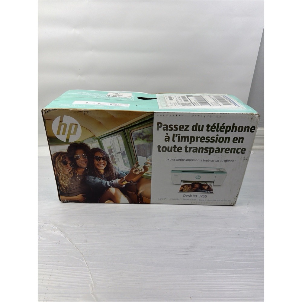 HP Deskjet 3755 All-In-One Inkjet Printer - Seagrass